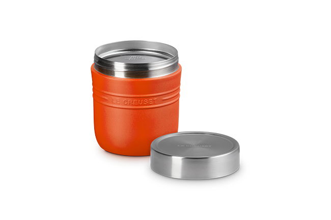 Le Creuset On The Go Food Flask 500ml FlameFlame image number 1